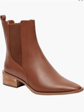 Paolo Chestnut Brown Leather Chelsea Ankle Boot